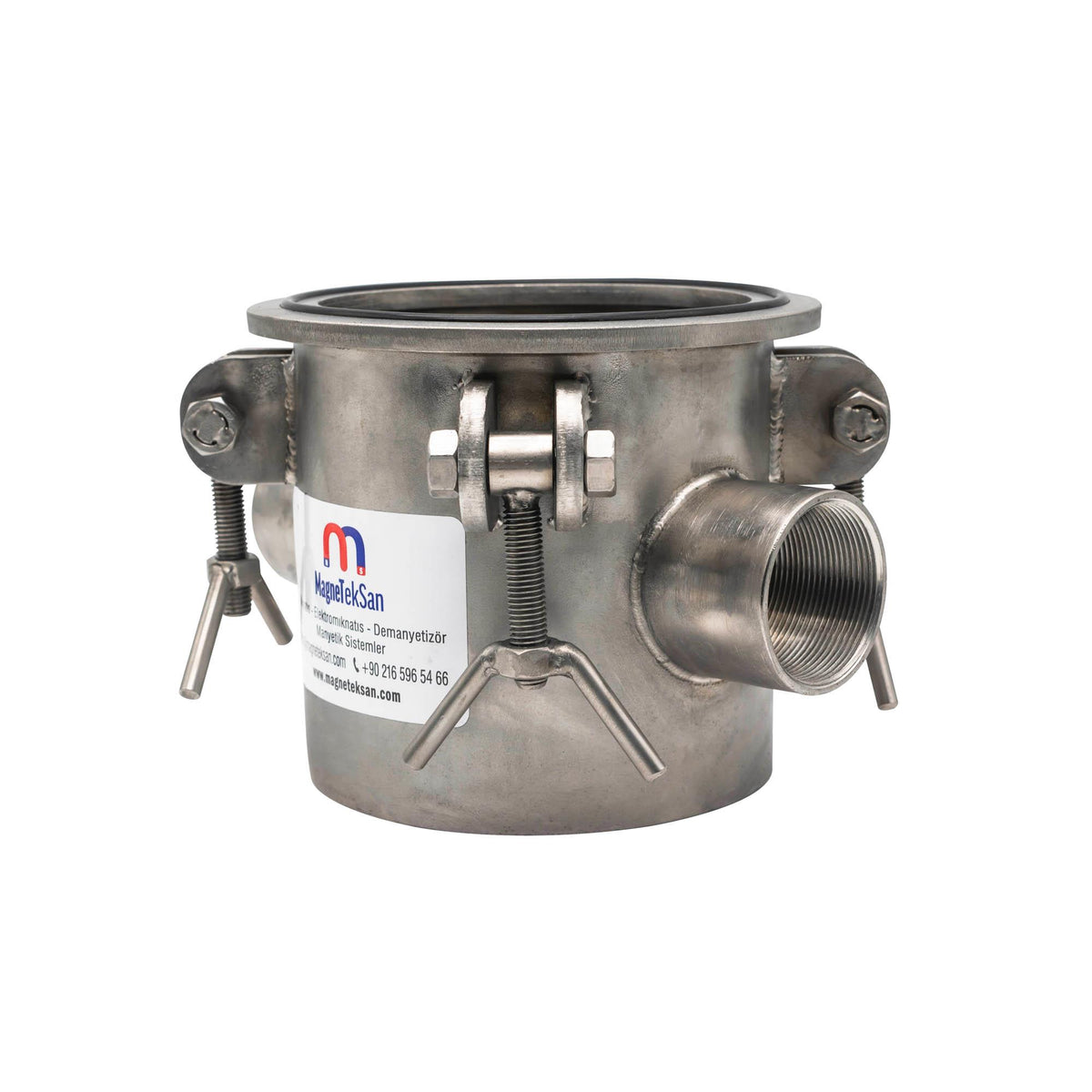 DN65 Inlet Outlet Magnet Magnetic Filter for Liquid Oil Plant - Rustproof and Leakproof