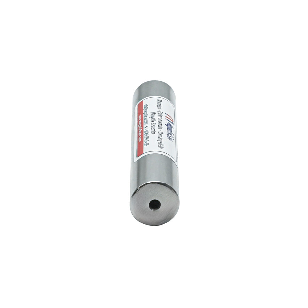 Ø25x140 mm Neodymium Bar Magnet for Nut Processing Lines – M6 Threaded, 80°C Heat Resistant