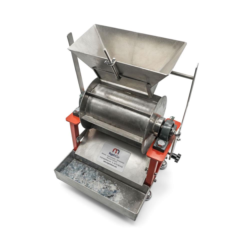 Laboratory Type Semi-Magnetic Drum Separator