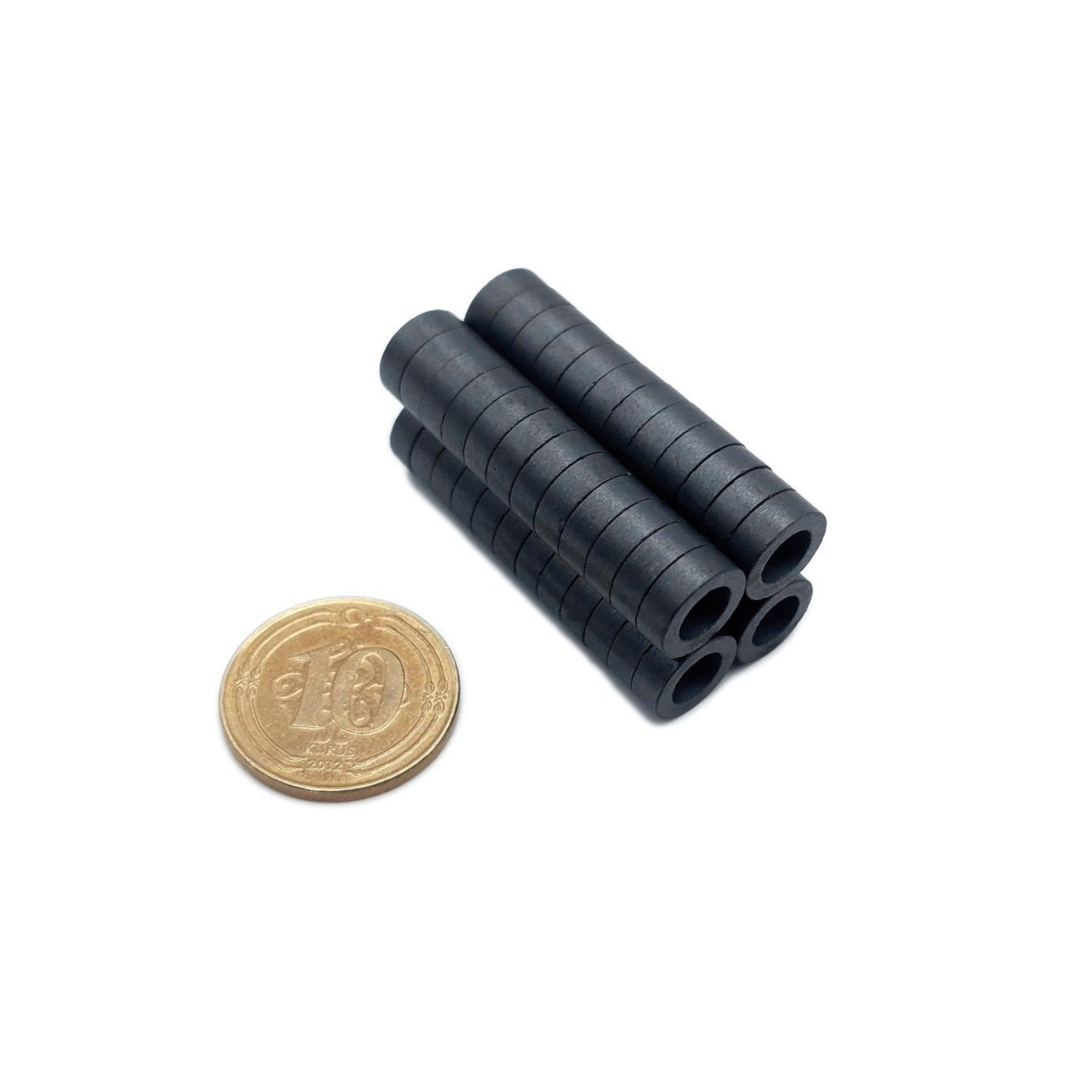 Ø8.5x5.2x3 mm Ferrite Ring Magnet