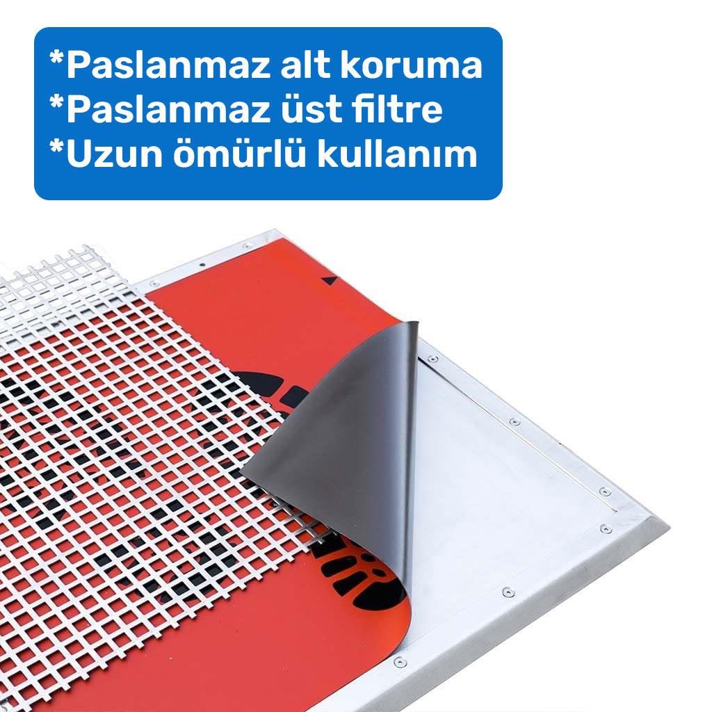 Stainless Proof Magnetic Mat - For Underfoot - Certified - 600x500x30 mm