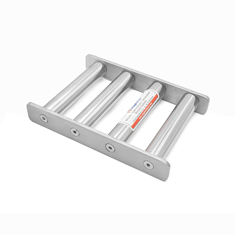 Neodymium Grid Magnet – 4-Bar Magnetic Grid Separator for PE/IBC Plastic Granules, 150°C Temperature Resistance
