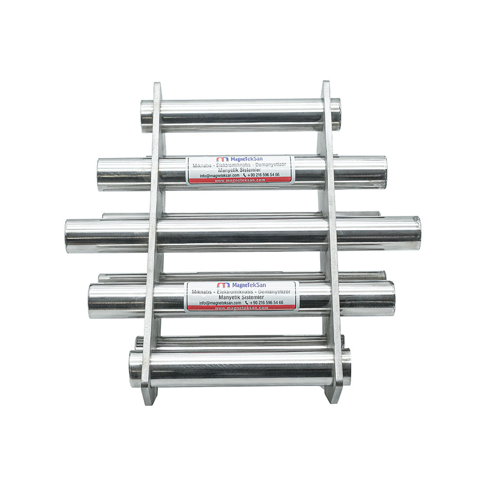 Ø300 mm Neodymium Magnetic Grid for Plastic Raw Material Processing