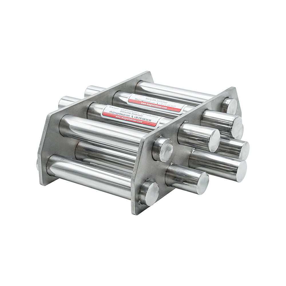 Ø300 mm Neodymium Magnetic Grid for Plastic Raw Material Processing