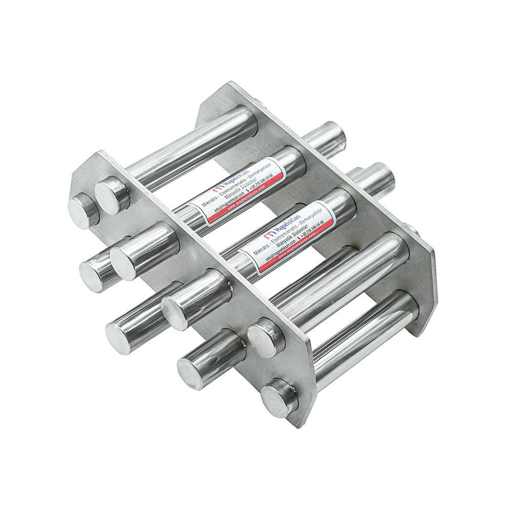 Ø300 mm Neodymium Magnetic Grid for Plastic Raw Material Processing