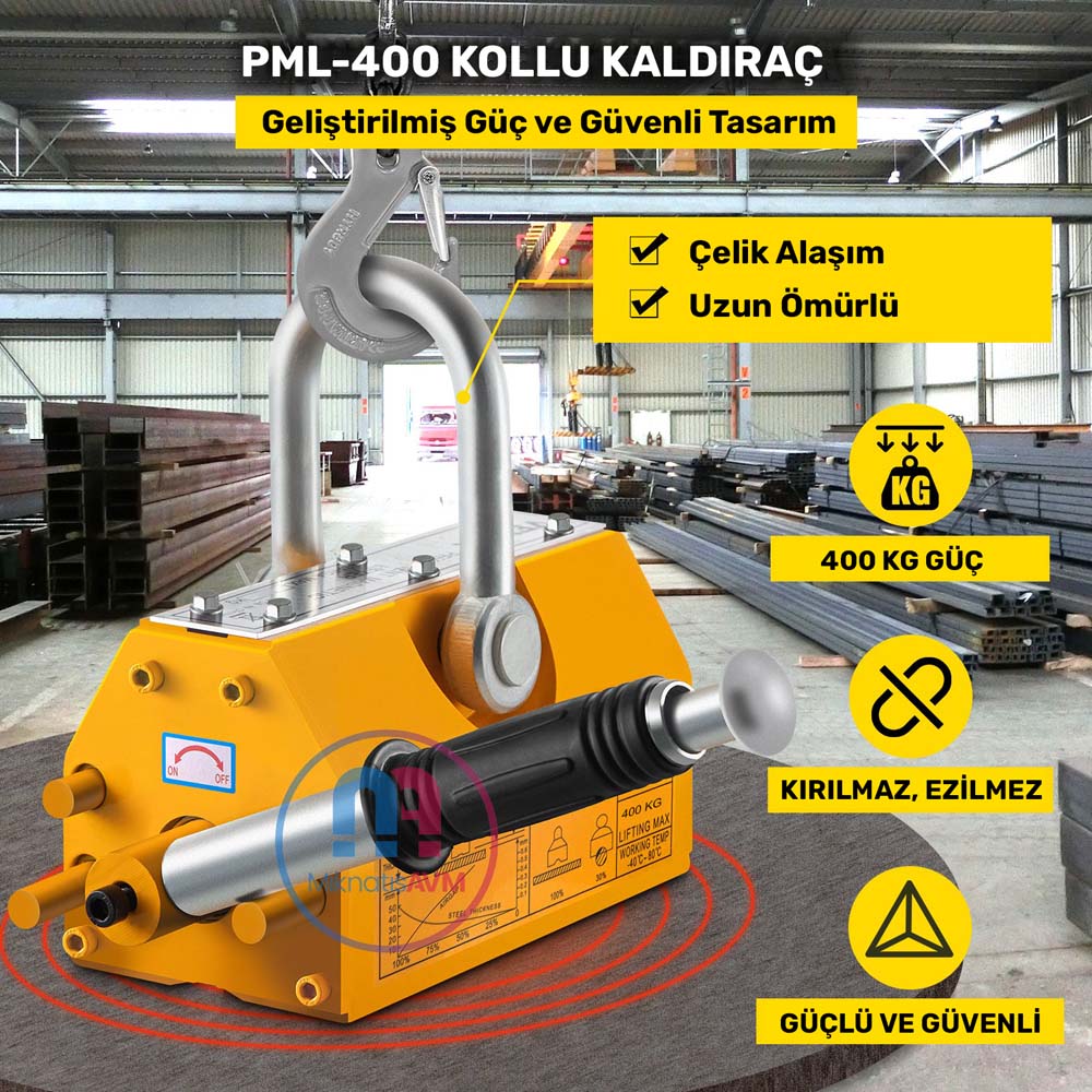 PML-400 Magnetic Lifter - 400 kg Strenght