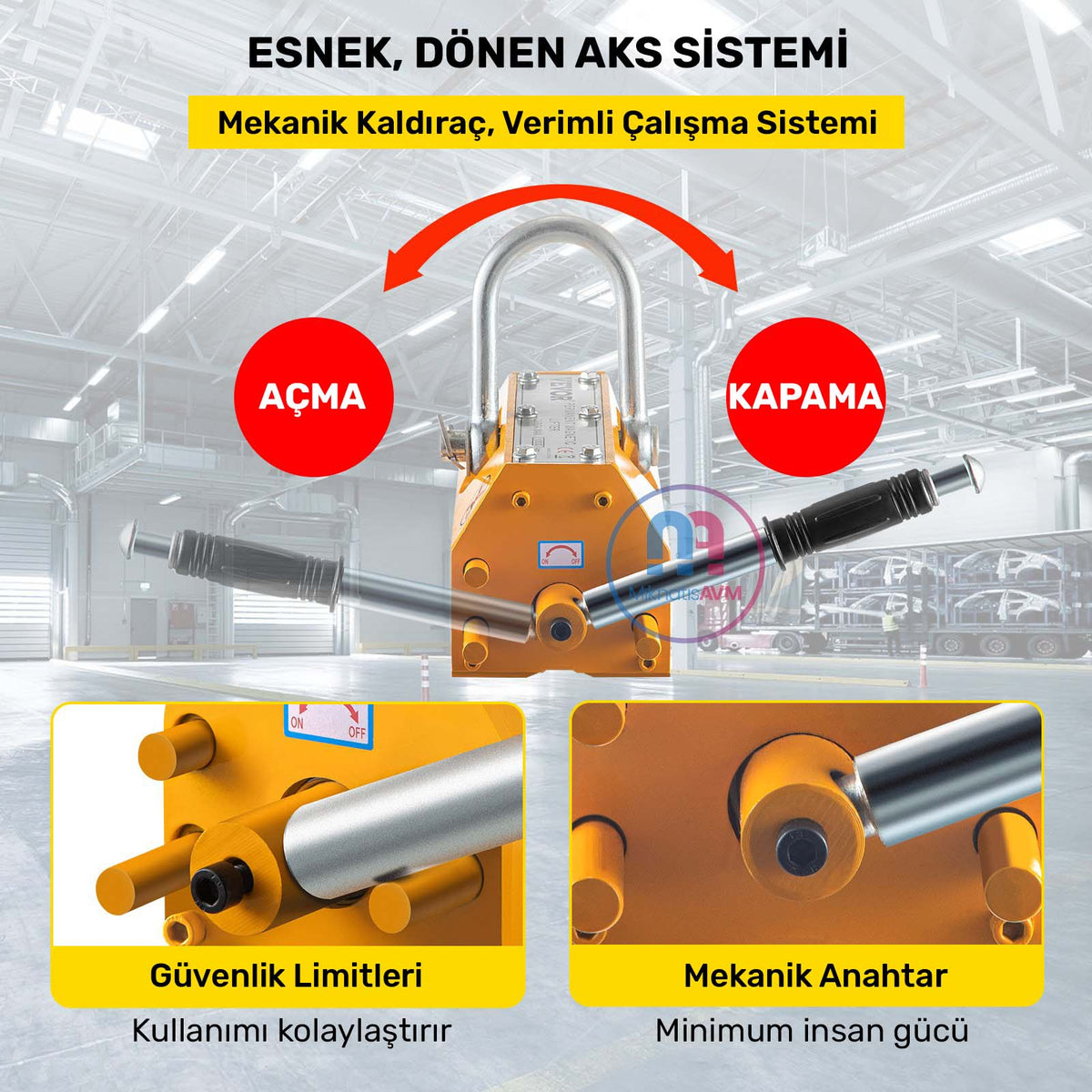 PML-400 Magnetic Lifter - 400 kg Strenght