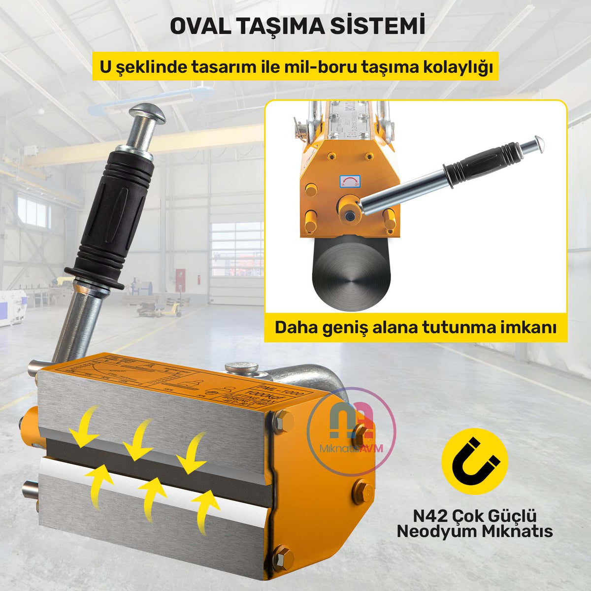 PML-400 Magnetic Lifter - 400 kg Strenght