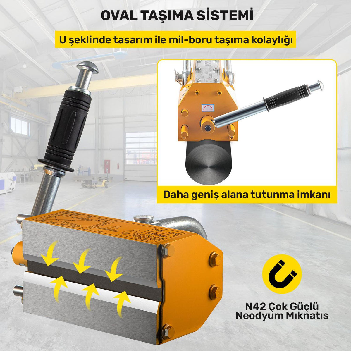PML-5000 Magnetic Lifter - 5000 kg Power