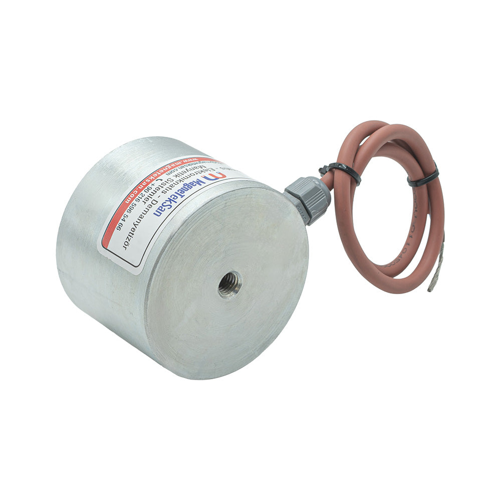 Ø80x60 Electromagnet for Robotic Arms 100V DC Powerful Magnetic Holder