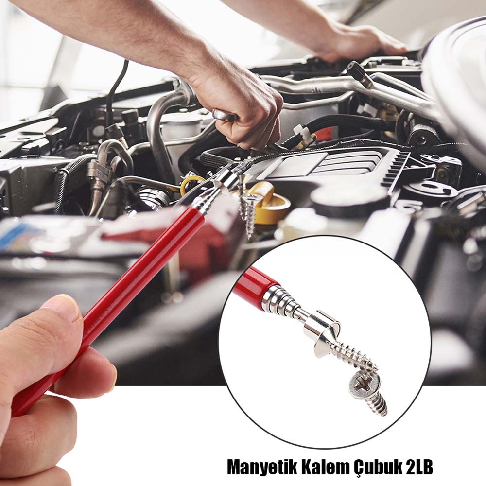Telescopic Antenna Pen Rod Magnet - 2 LB