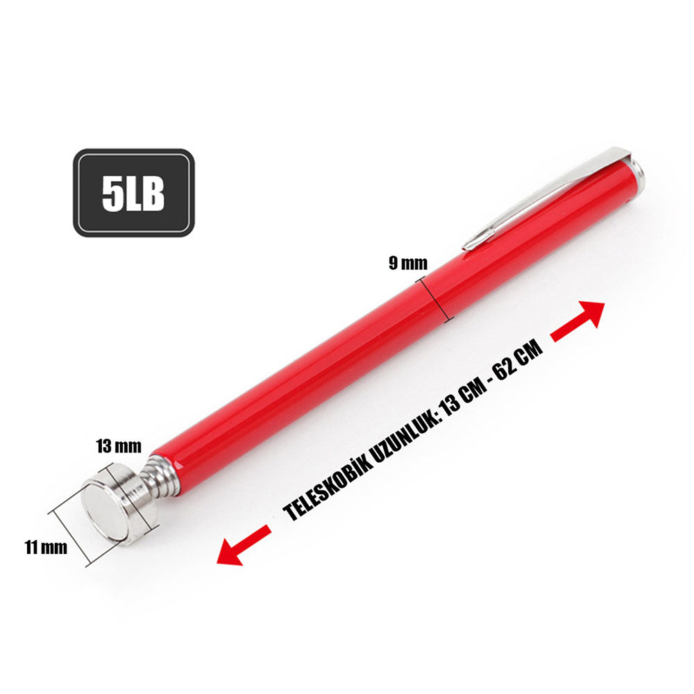 Telescopic Extendable Magnetic Rod - 5 LB