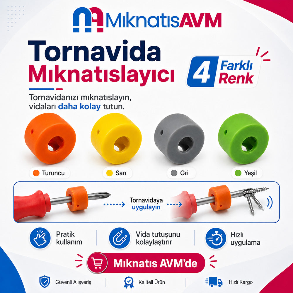 Screwdriver Bit Magnetic Screw Holder – Practical and Powerful Magnetic Grip for Fastening Tasks
