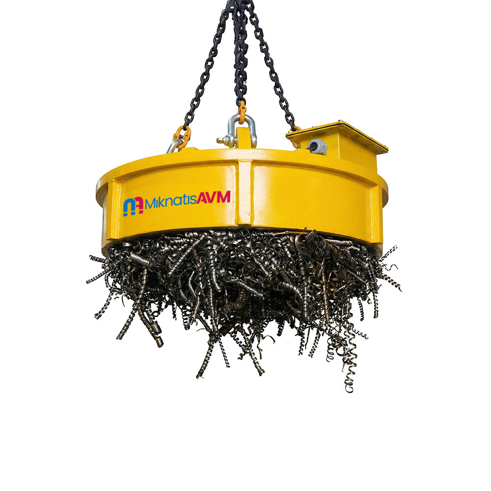 High-Power Ø1150 mm Metal Chip Carrying Electromagnet